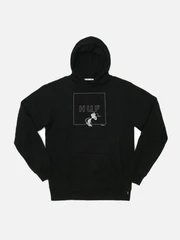 SNOOPY BOX LOGO HOOD-BLK